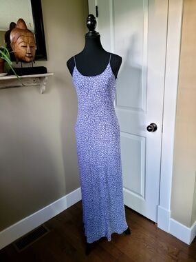 Lavender Floral Slip Dress